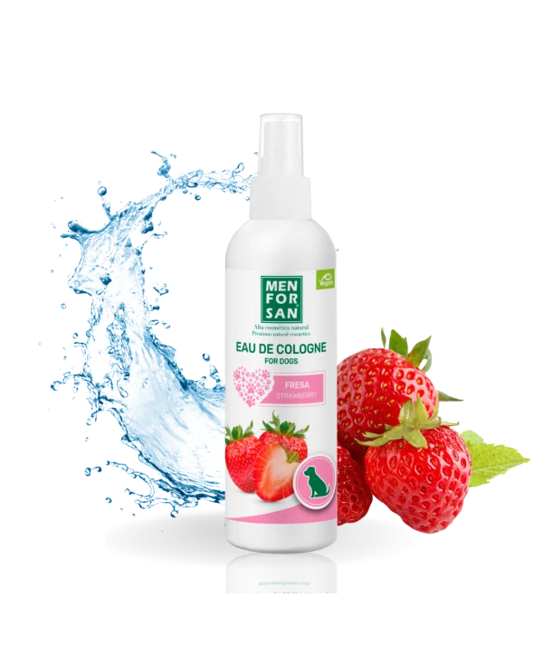 Eau de cologne strawberry for dogs 125ml| Menforsan