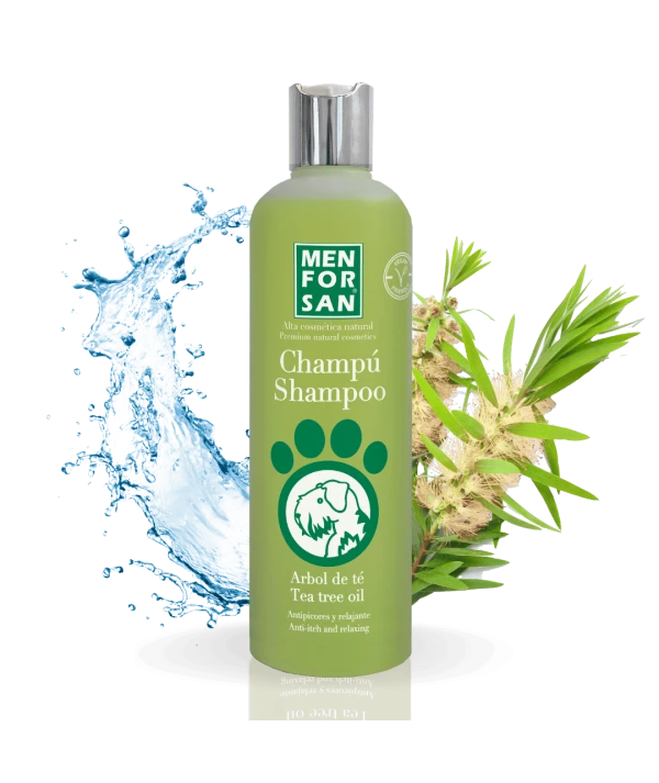 Champú para perros 300ml | Con Árbol de Té | Menforsan