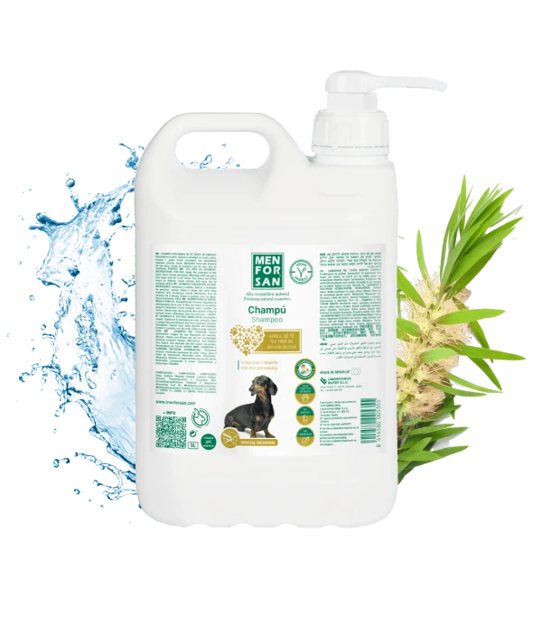 Champú para perros 300ml | Con Árbol de Té | Menforsan