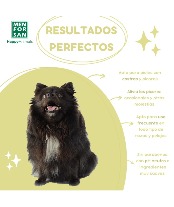 Champú para perros 300ml | Con Árbol de Té | Menforsan