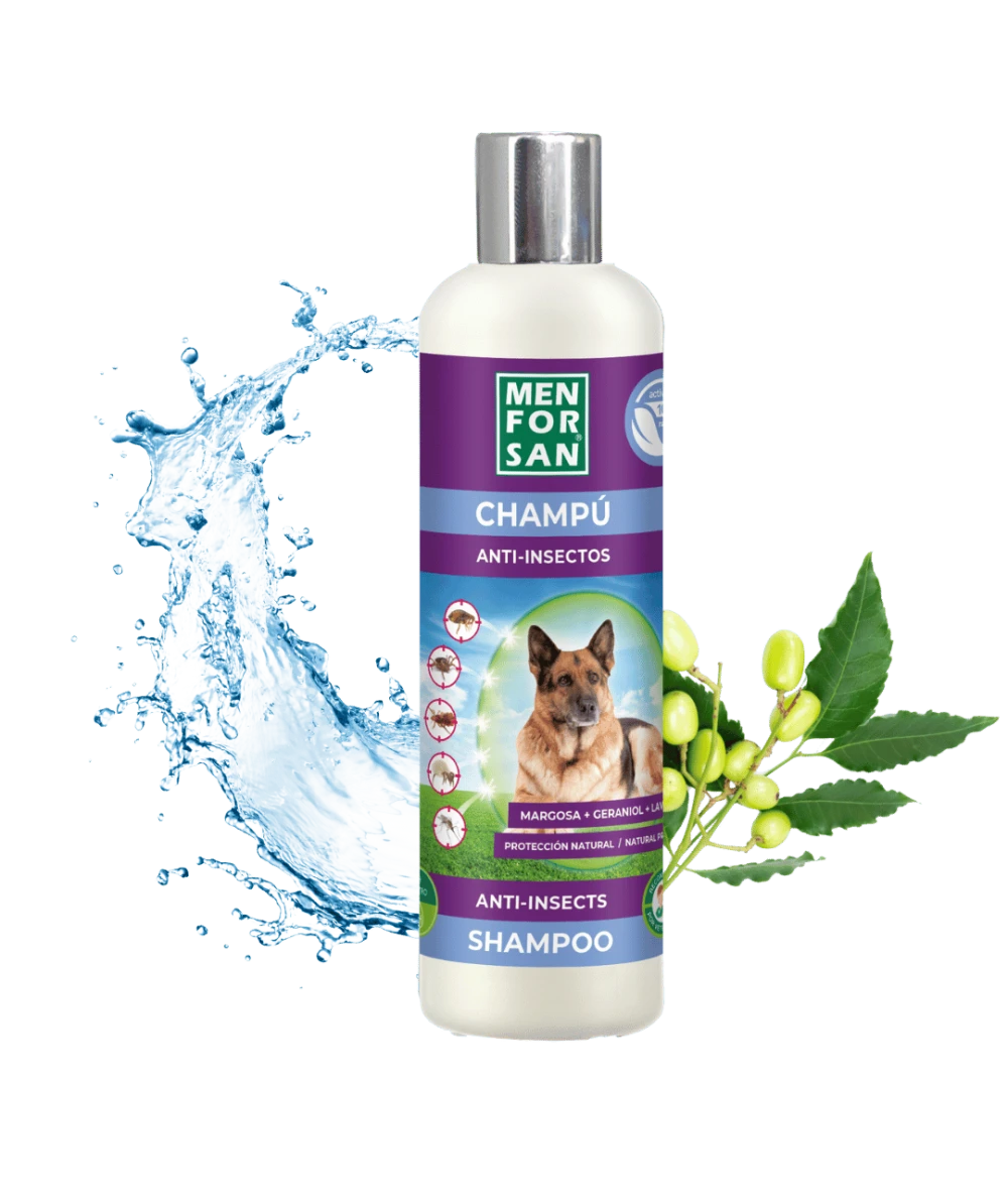 Anti insect shampoo for dogs (3 actives) 300ml | Menforsan