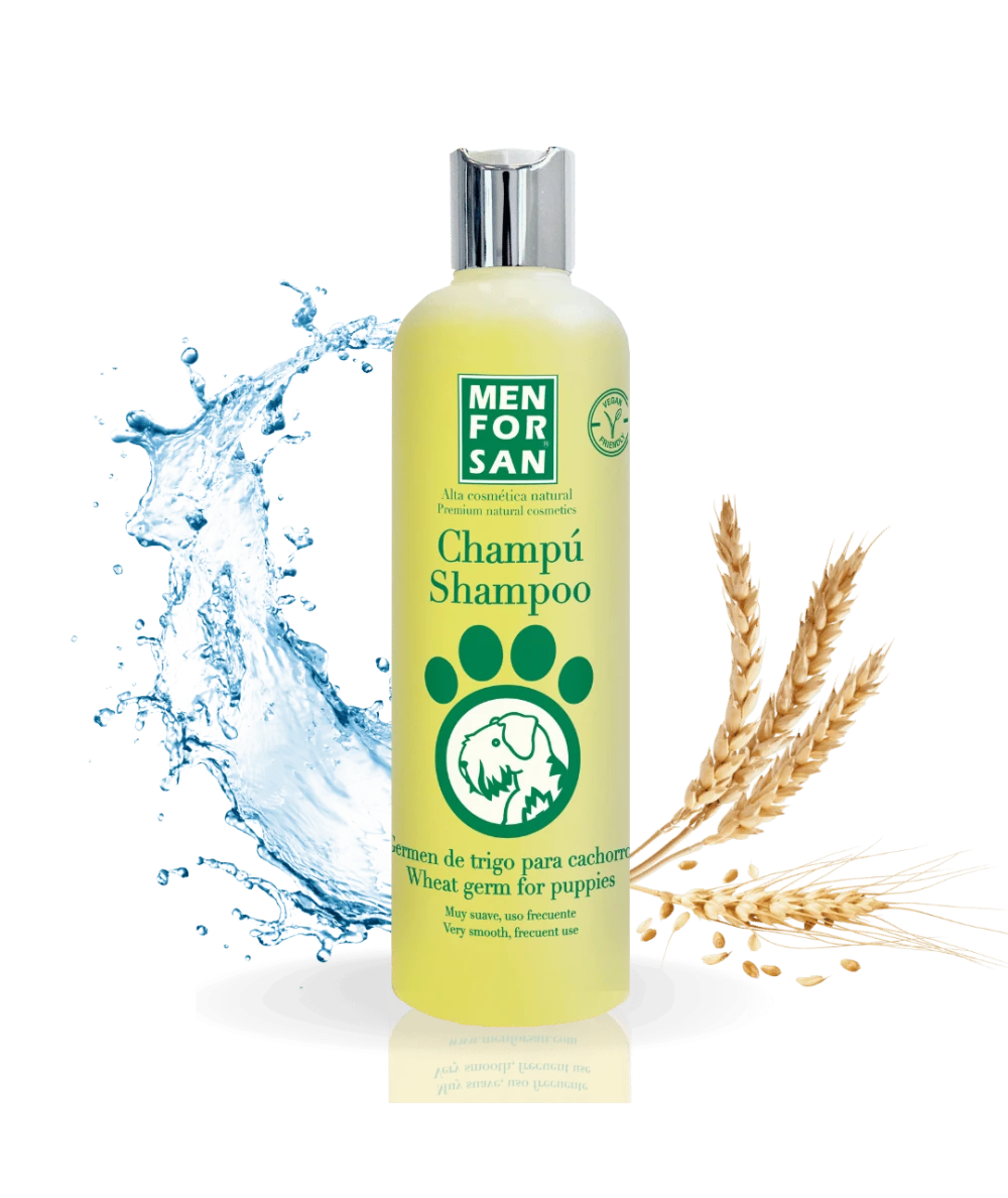 Champú para cachorros 300ml | Con Germen de Trigo | Menforsan