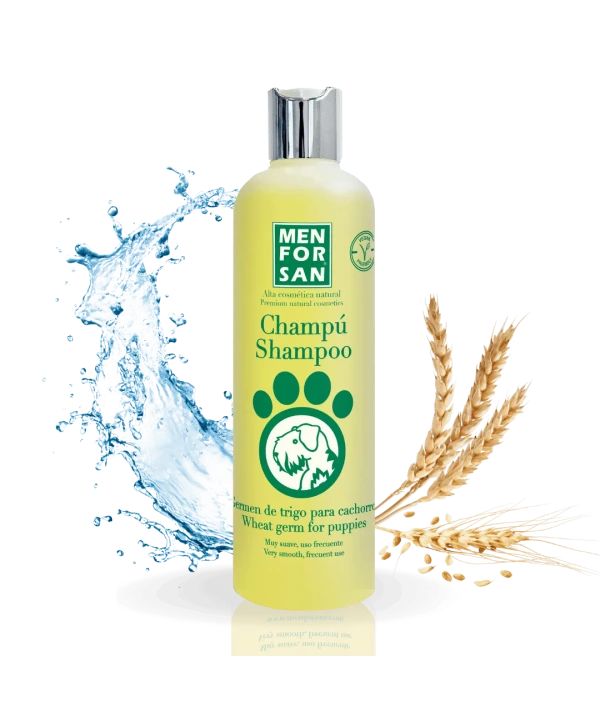 Champú para cachorros 300ml | Con Germen de Trigo | Menforsan