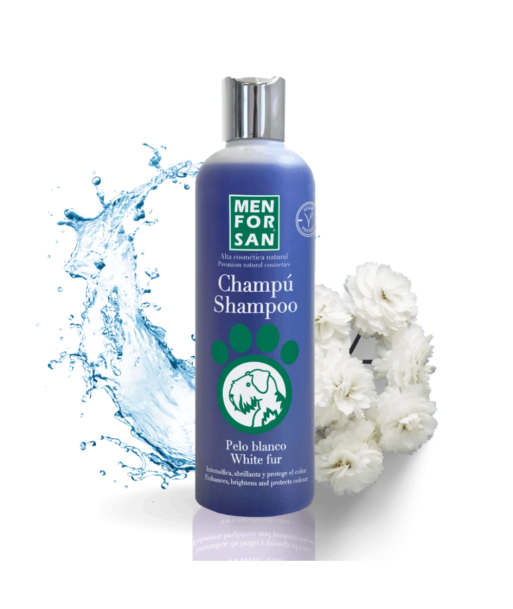 White fur shampoo for dogs 300ml | Menforsan