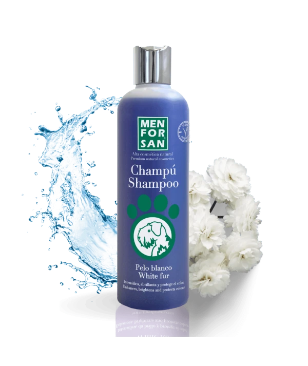 White fur shampoo for dogs 300ml | Menforsan