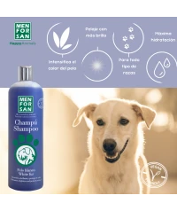 White fur shampoo for dogs 300ml | Menforsan