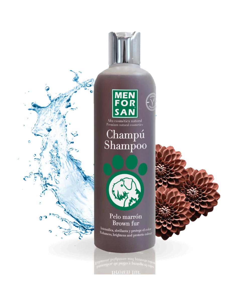 Brown fur shampoo for dogs 300ml | Menforsan