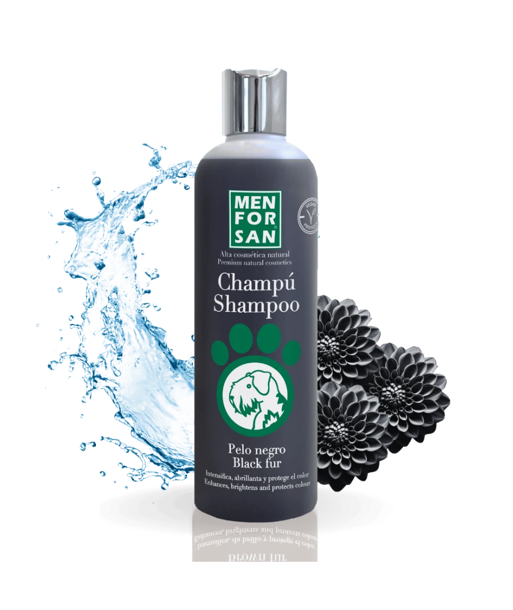 Black fur shampoo for dogs 300ml| Menforsan