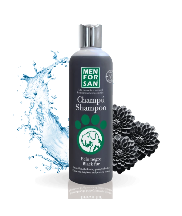 Black fur shampoo for dogs 300ml| Menforsan