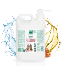 Silk protein and argan oil shampoo for dogs 300ml | Menforsan