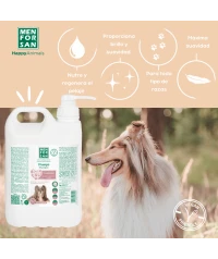 Silk protein and argan oil shampoo for dogs 300ml | Menforsan