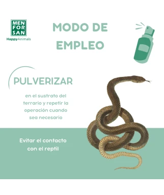 Eliminador de olores terrarios 250ml | Menforsan