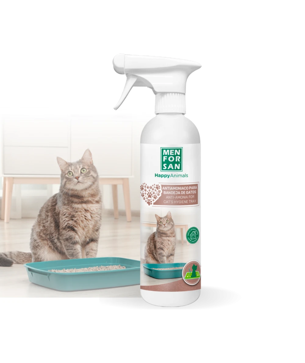 Anti amoniaco bandeja de gatos, conejos y roedores 500ml | Menforsan