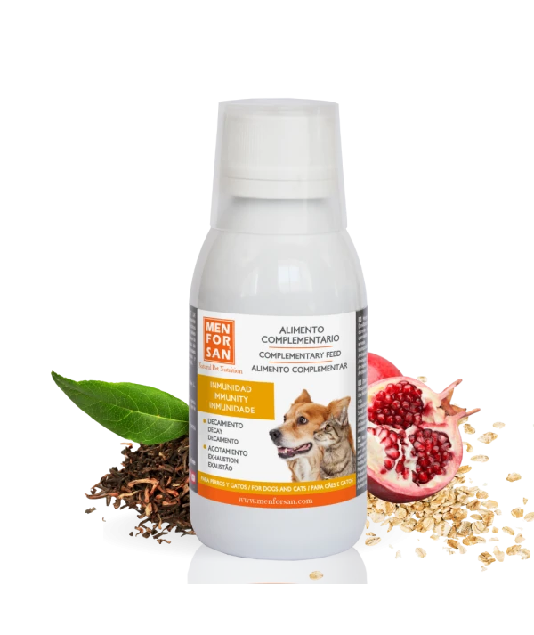 Complementary feed inmunity for dogs 120ml | Menforsan