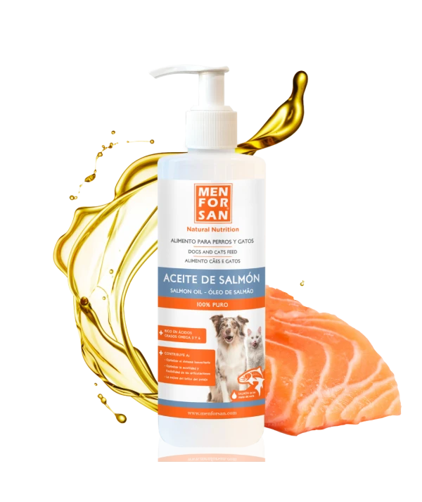 Aceite de salmón para perros y gatos 500ml