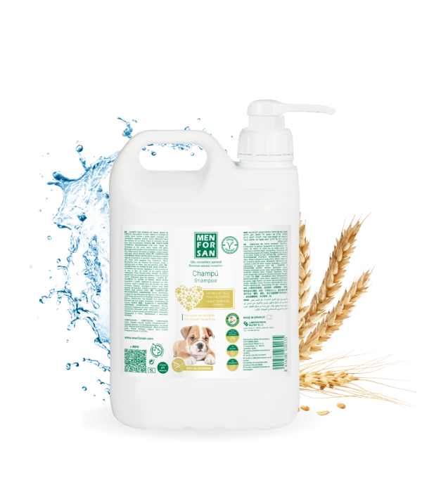Wheat germ shampoo for puppies 5L | Menforsan