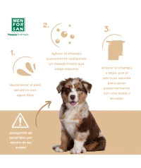 Garrafa de 5L champu perros pelo marrón