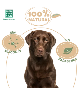 Brown fur shampoo for dogs 5L | Menforsan