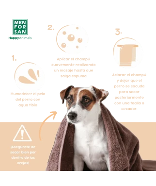 Silk protein and argan oil shampoo for dogs 5L | Menforsan