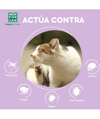 Anti-insect foam shampoo for cats 200ml | Menforsan