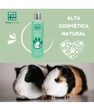 Aloe vera shampoo for rodents, ferrets and rabbits 300ml | Menforsan