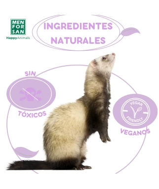 Pipetas repelentes de insectos para roedores, conejos y hurones 125ml | Menforsan