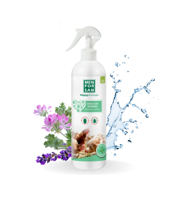 Spray geraniol para aves de corral | 500ml