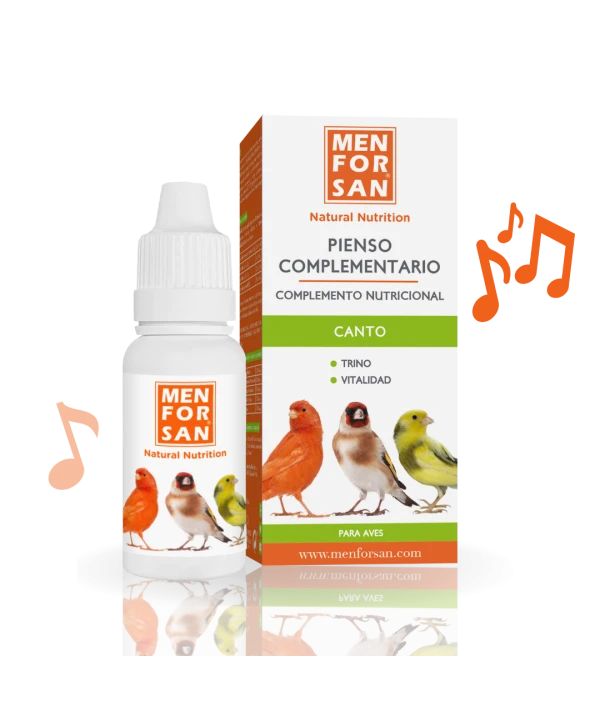Alimento complementario canto para aves | 30ml