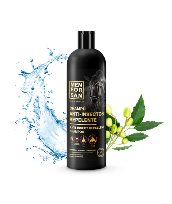 Champú repelente de insectos 1L para caballos | Menforsan