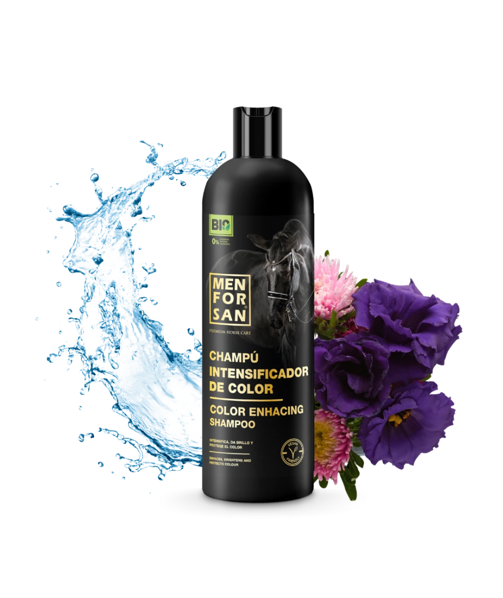 Champú intensificador de color para caballos 1L | Menforsan