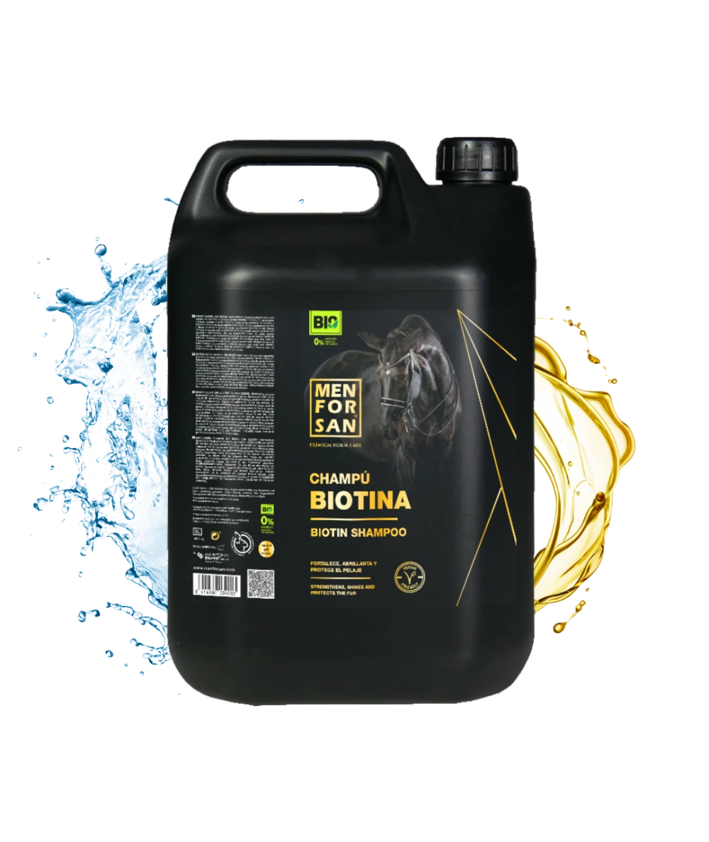 Biotin shampoo for horse 5L | Menforsan