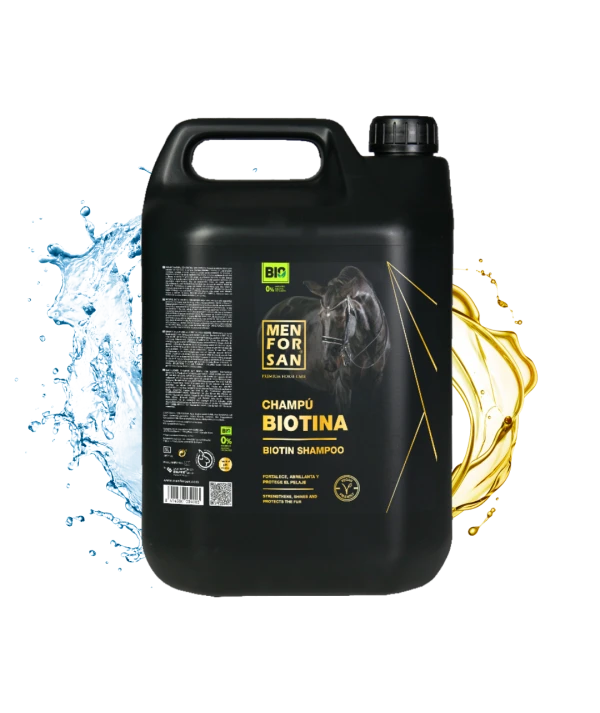 Champú Biotina para caballos 5L | Menforsan