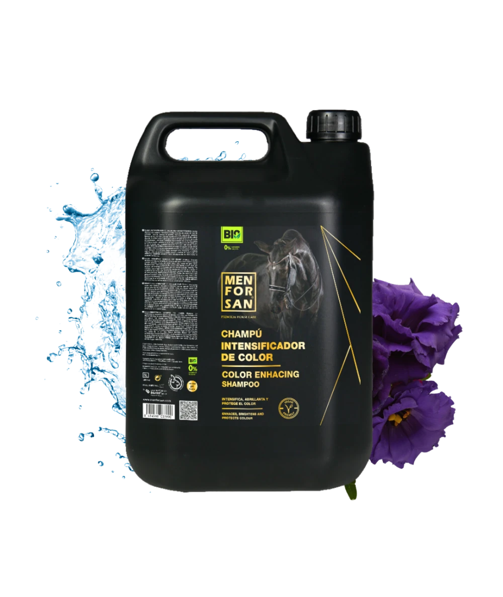 Color intensifier shampoo for horses 5L | Menforsan
