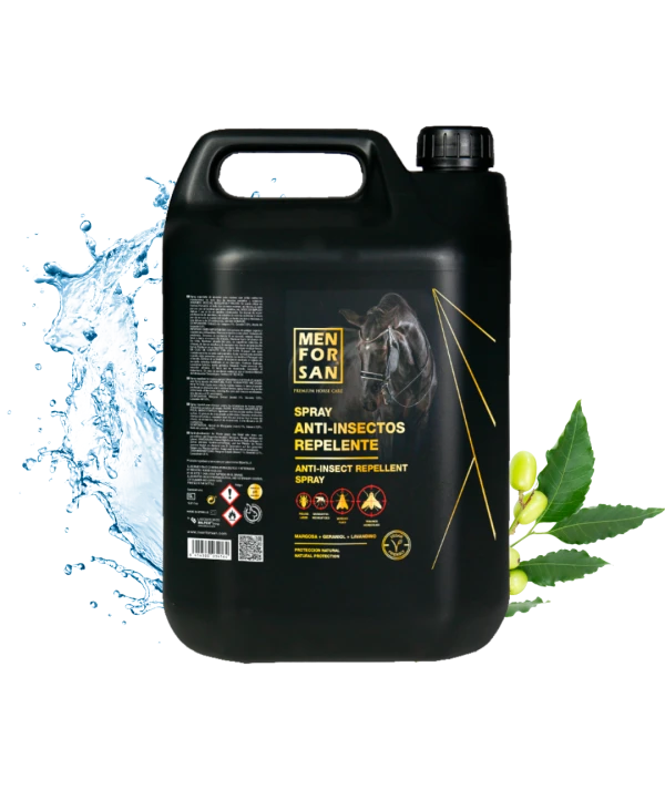 Spray anti-insectos repelente para caballos, 5L