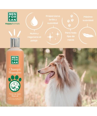 Mink oil shampoo for dogs 300ml | Menforsan