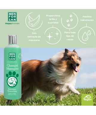 Champú hidratante para perros 300ml | Repara pelajes resecos o deteriorados | Menforsan