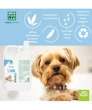 Odor eliminator shampoo for dogs 5L | Menforsan