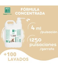 bote de 5L champu para perros con avena