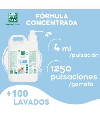 Odor eliminator shampoo for dogs 5L | Menforsan