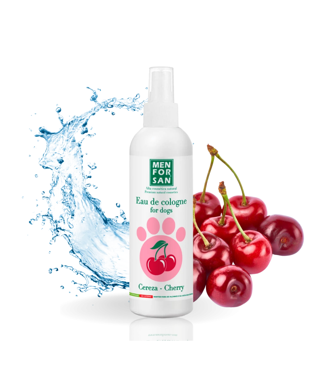 Agua de colonia para perros 125ml | Cereza | Menforsan