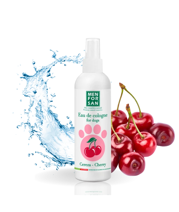 Eau de cologne cherry for dogs 125ml| Menforsan Eau de cologne cherry for dogs 125ml| Menforsan