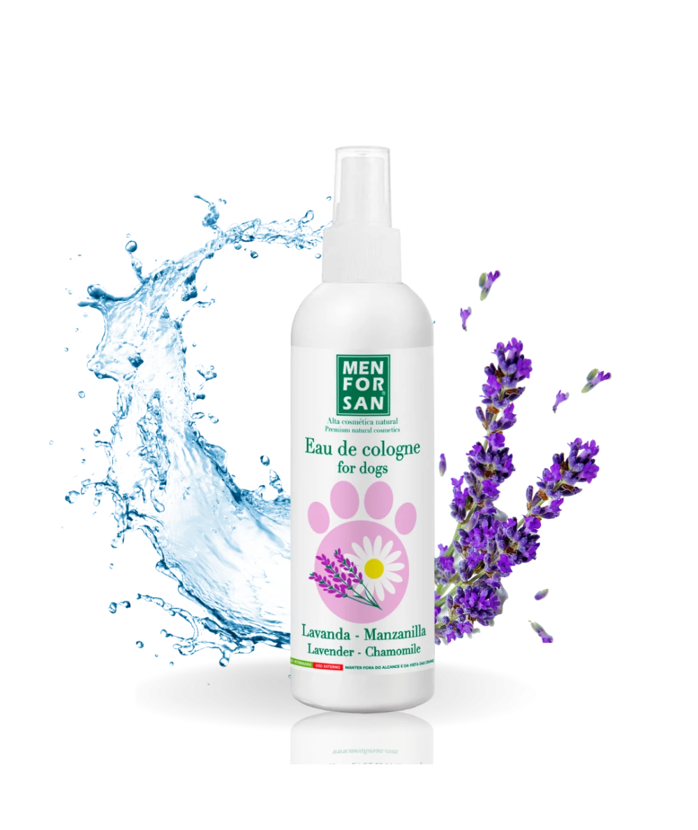Agua de colonia para perros 125ml | Fragancia Lavanda&Manzanilla | Menforsan