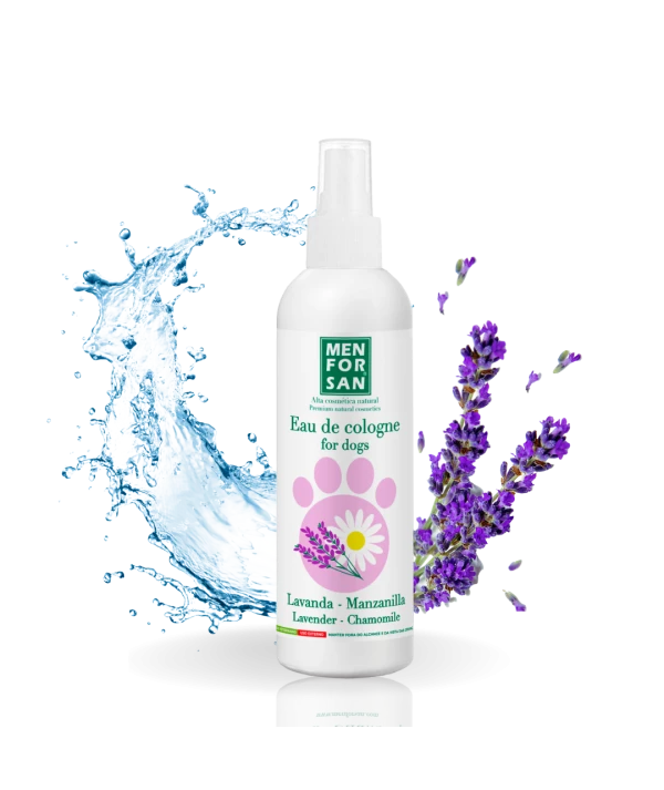 Agua de colonia para perros 125ml | Fragancia Lavanda&Manzanilla | Menforsan