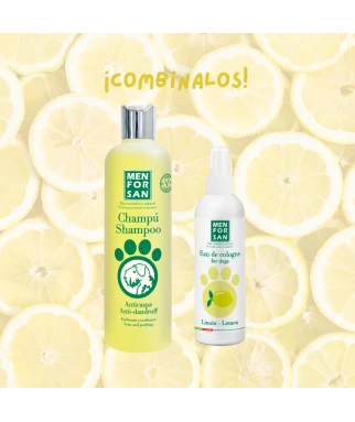Agua de colonia para perros 125ml | Fragancia Limón | Menforsan