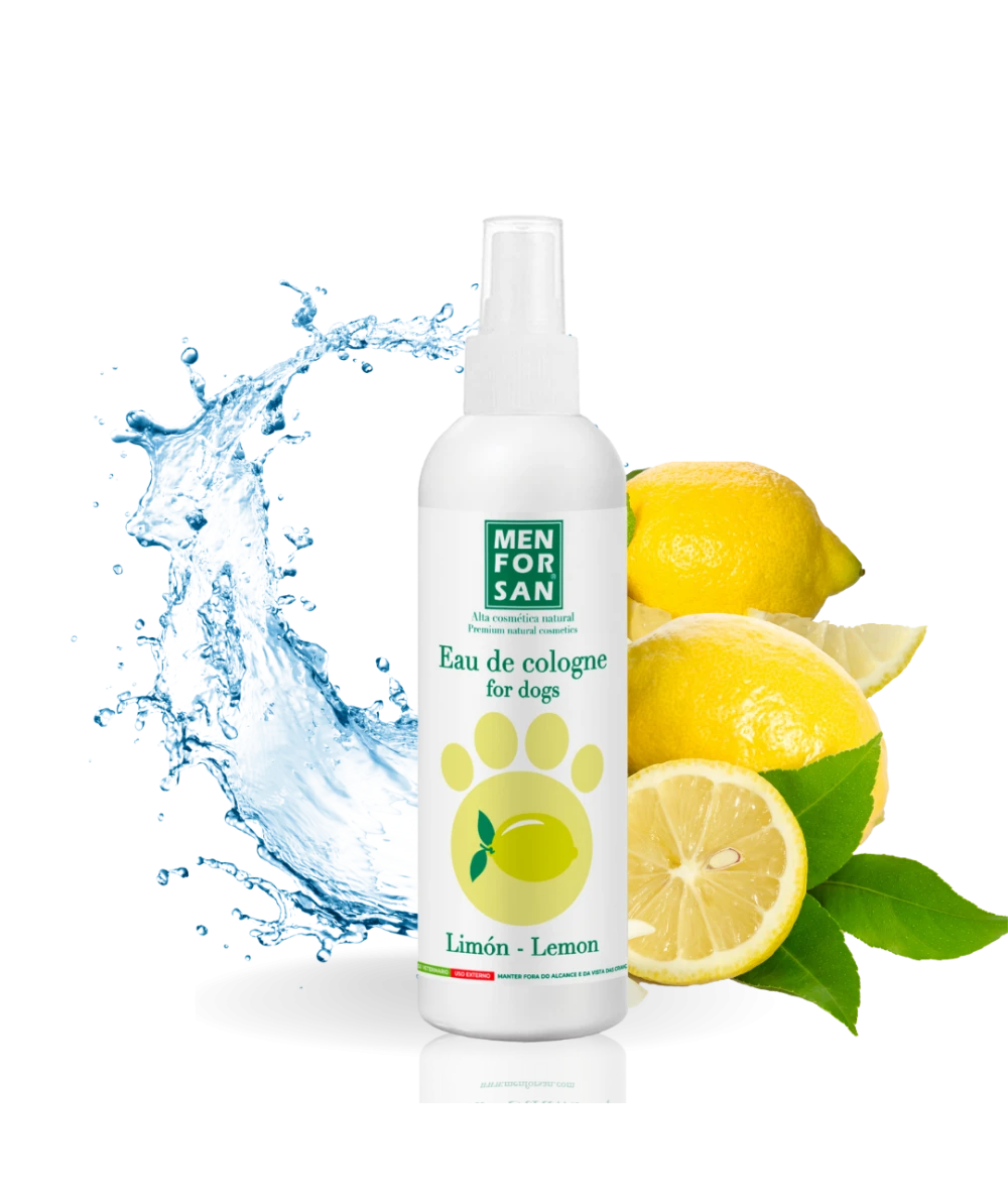 Agua de colonia para perros 125ml | Fragancia Limón | Menforsan