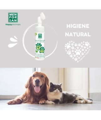 Limpiador higienizante de patas y almohadillas en espuma para perros y gatos 200ml