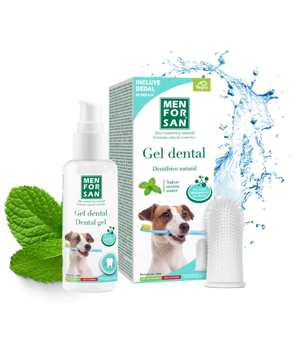 Gel dental - dentífrico natural 60ml + dedal | MENFORSAN