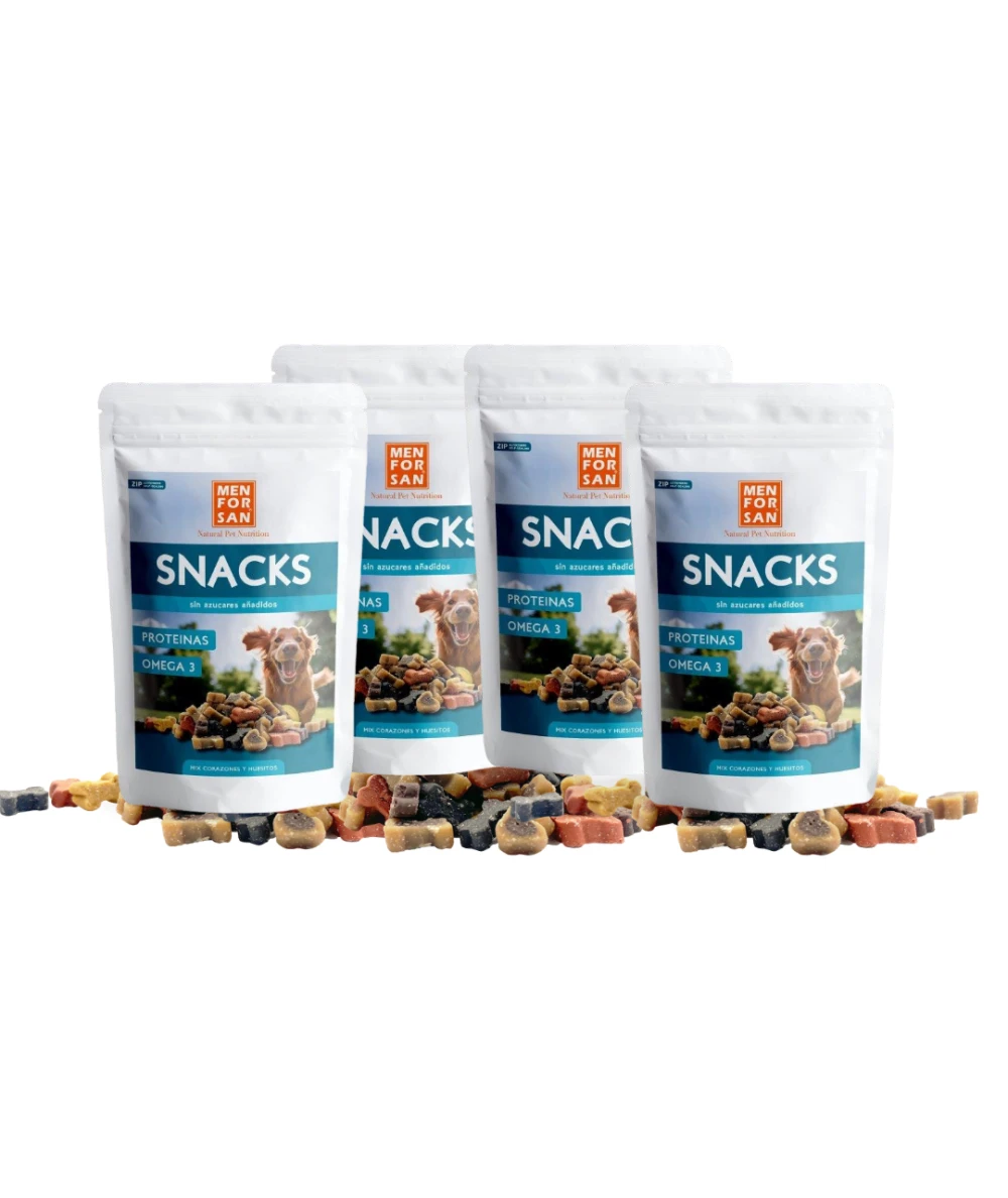 Pack 4 snacks para perros