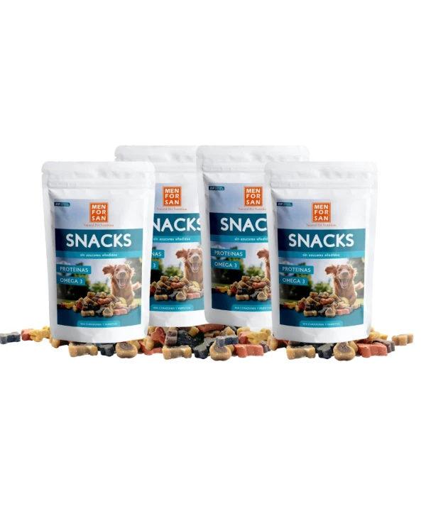Pack 4 snacks para perros
