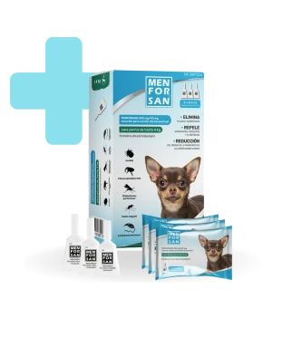 MENFORSAN® Pipetas antiparasitarias para perros de menos de 4kg